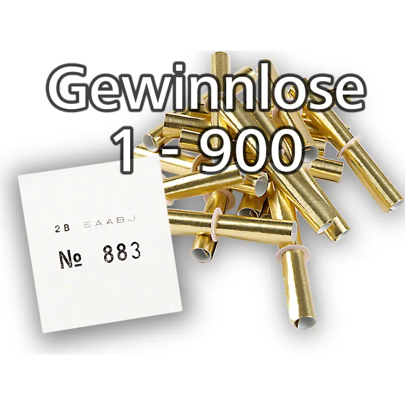 Röllchenlose gold-glänzend, Set 1-900