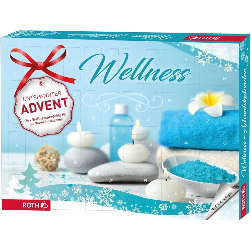 ROTH Wellness-Adventskalender 'Nimm Dir Zeit' mit 24 Wellnessartikeln für eine entspannte Adventszeit