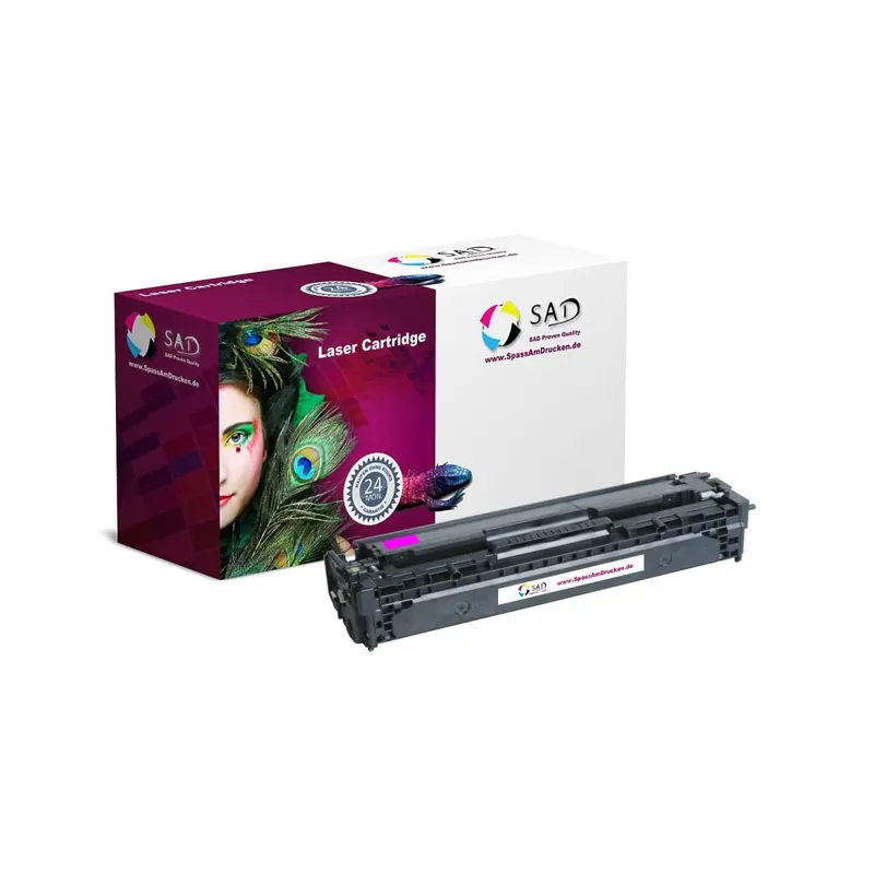 SAD Premium Toner kompatibel mit HP 125A - CB543A magenta CLJ CP 1210 1215 1510 1515