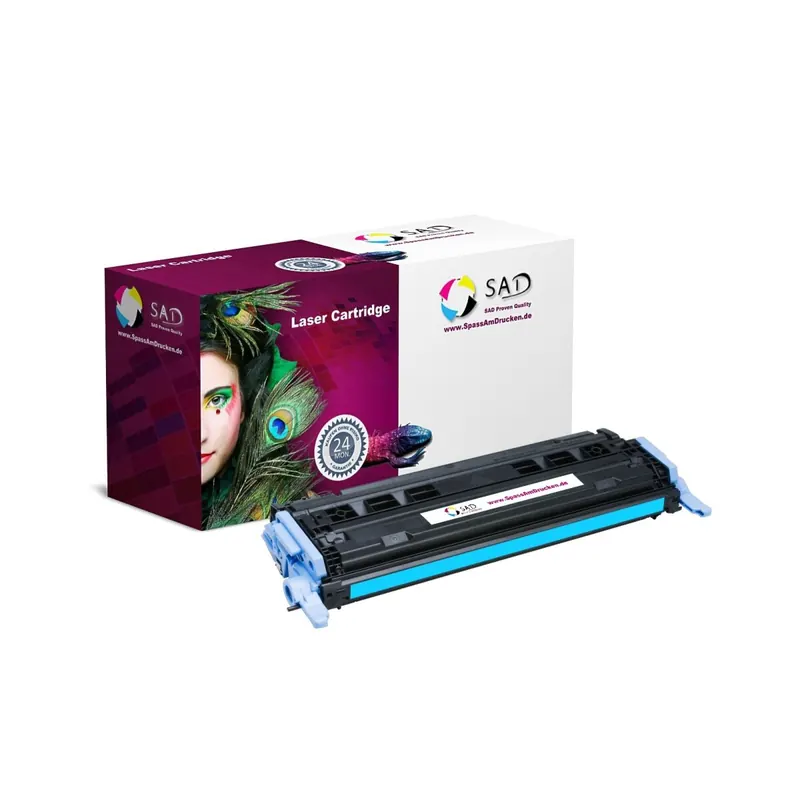 SAD Toner für HP Q7581A zu Color LaserJet 3505 Serie / 3800 Serie cyan