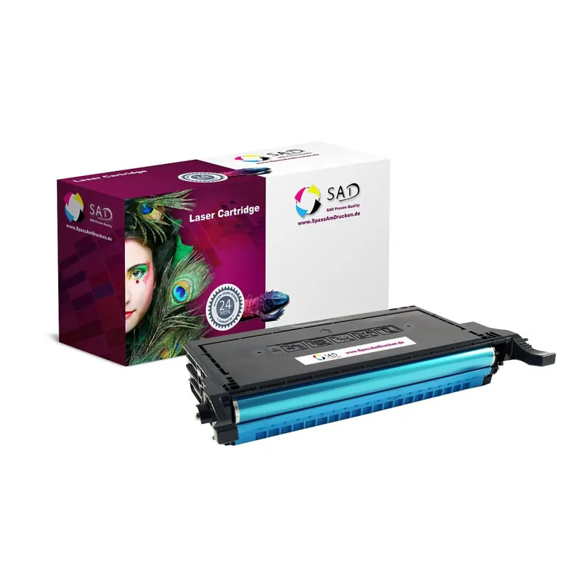 SAD Toner kompatibel mit Samsung CLT-C5082L CLP-620 / ND 670 / N / ND etc. cyan