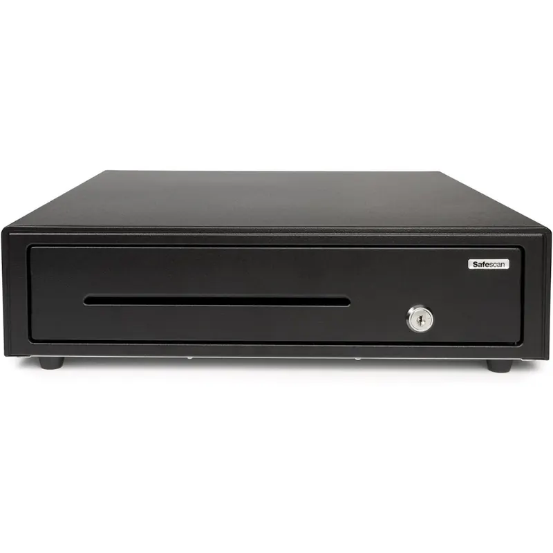 Safescan LD-4141・Elektronische Geldschublade・Stahl・Schwarz・Gleichstrom・24 V・410 mm (132-0749)