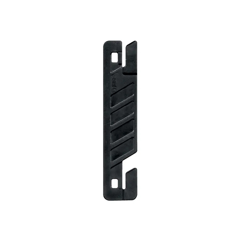 Schlauchheftung Deckleiste Leitz 1720 - 22 x 102 mm schwarz Steck-Mechanik für Schlauch 1719 Kunststoff Pckg/50