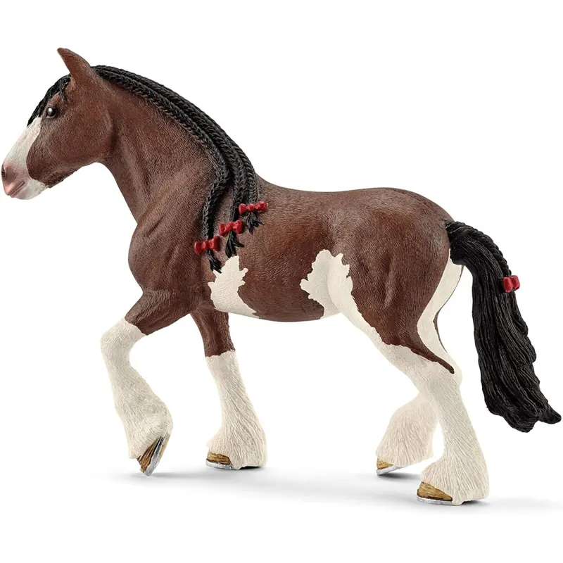 SCHLEICH 13809 Clydesdale Stute, ab 3 Jahren, Farm World - Spielfigur, 5 x 16 x 12 cm