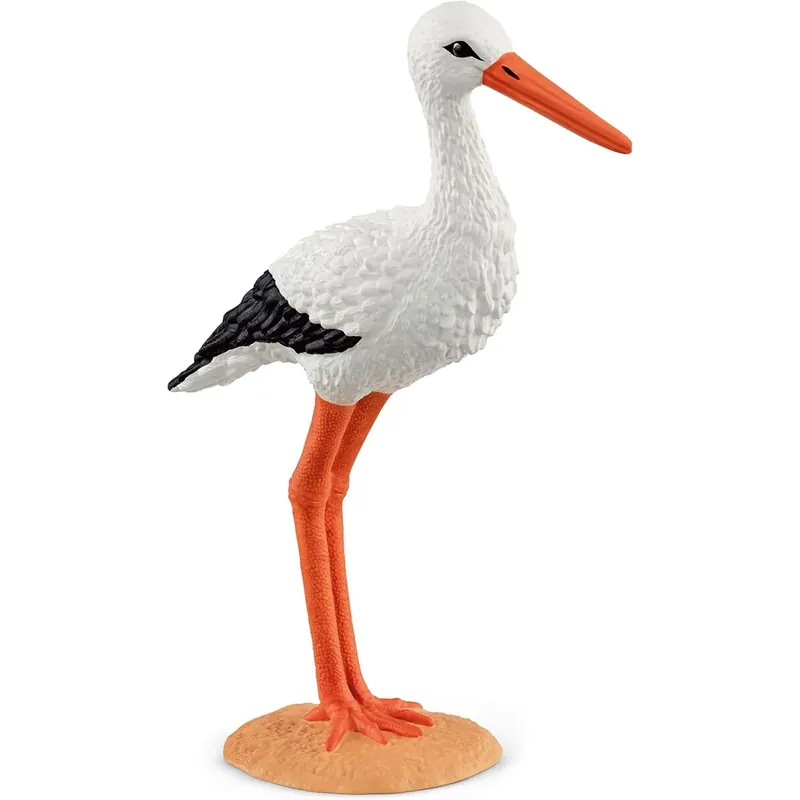 SCHLEICH 13936 Storch, ab 3 Jahren, Farm World - Spielfigur