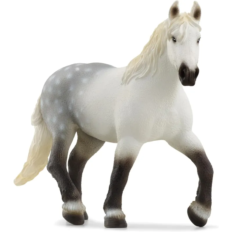 SCHLEICH 13971 Percheron Stute, ab 3 Jahren, Farm World - Spielfigur, 6 x 15 x 12 cm
