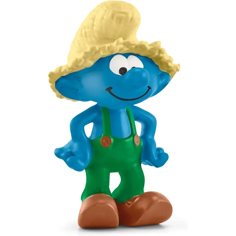schleich 20837 Farmer Schlumpf, für Kinder ab 3+ Jahren, The Smurfs - Pre School Smurfs
