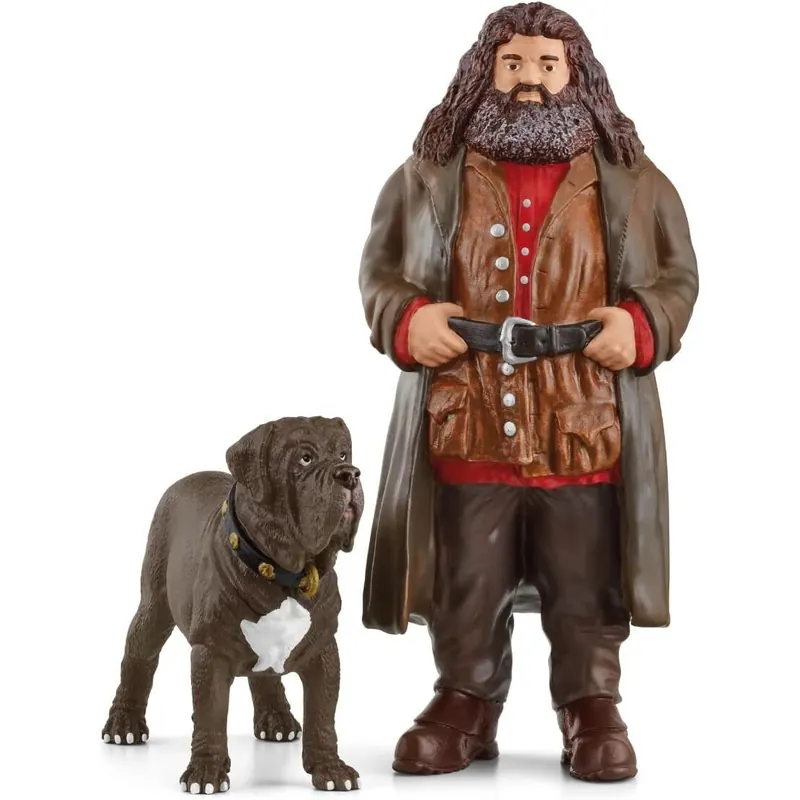 schleich 42638 Hagrid & Fang, ab 6 Jahren, Harry Potter - Spielfigur, 8 x 11,5 x 13 cm, Mehrfarbig