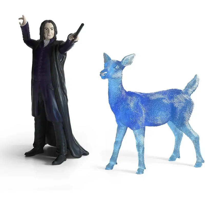 schleich 42683 Professor Snape & Patronus, ab 6 Jahren, HARRY POTTER - Spielfigur, 16 x 11 x 18 cm