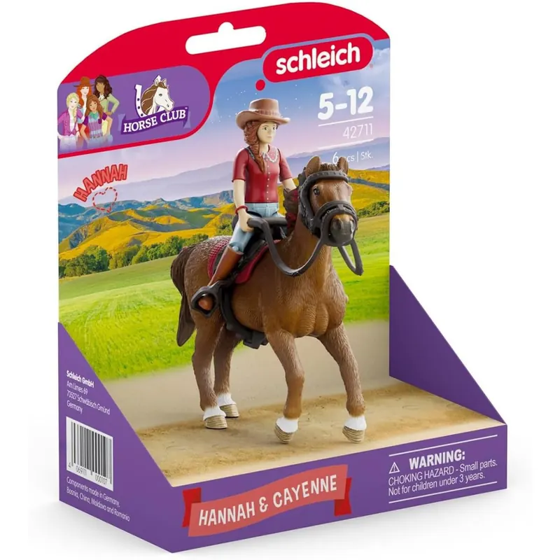 Schleich GmbH Horse Club Hannah & Cayenne