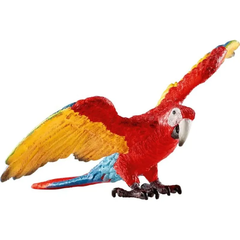 SCHLEICH WILD Life | Ara 14737 | detailgetreue Tierfiguren | Zoo Spielzeug