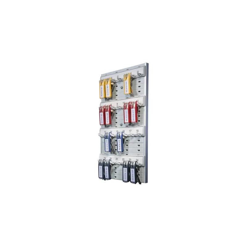 Schlüsselbrett Durable Key Board 1956 - 212 x 362 x 32 mm metalic silber für 24 Schlüsselanhänger