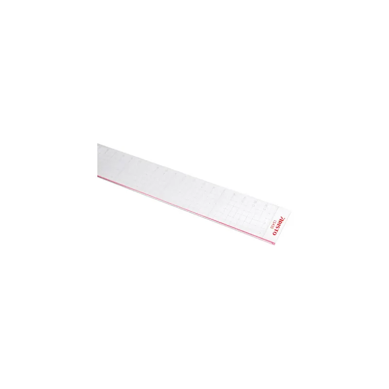 Schneidelineal Aristo AR15430 - 30 cm glasklar rote Schneidekante Plexiglas