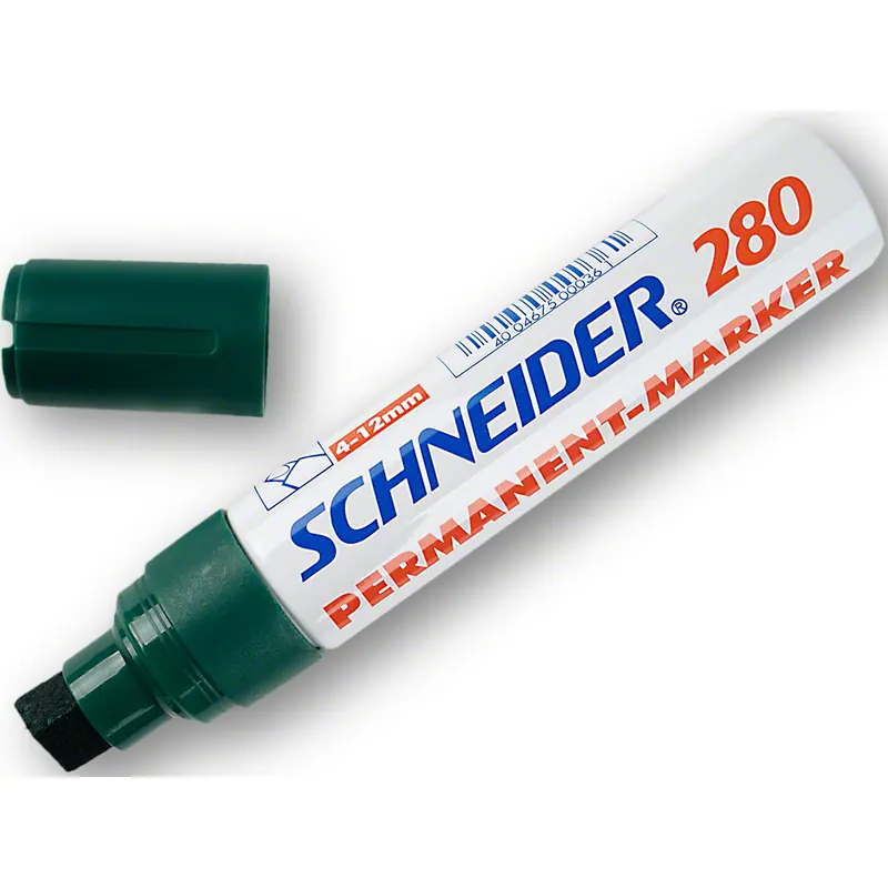 Schneider 280, Faserschreiber, wasserfest, grün