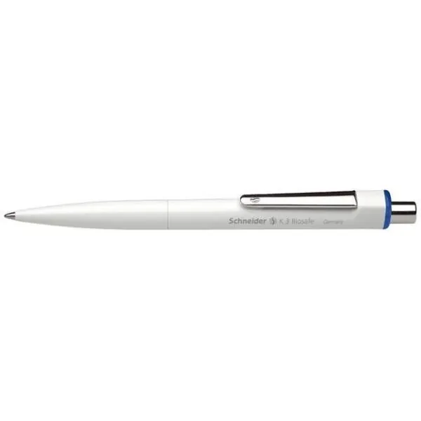 Schneider Druckkugelschreiber K 3 Biosafe, M, blau