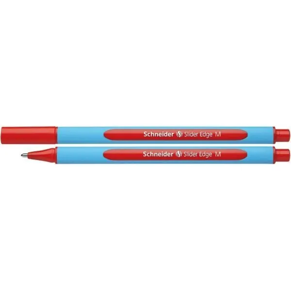 Schneider Kugelschreiber Slider Edge - Kappenmodell, M, rot