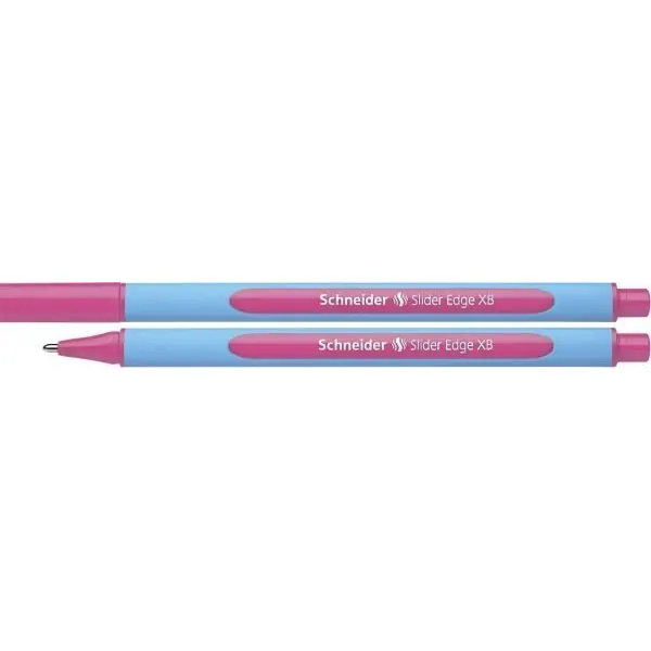 Schneider Kugelschreiber Slider Edge - Kappenmodell, XB, rosa