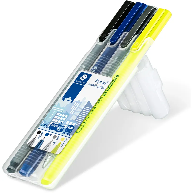 Schreibgeräteset Staedtler triplus mobile office 34SB4 - 4 Schreibgeräte 4er-Set