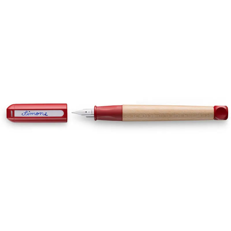 Schreiblernfüller Lamy abc Mod. 010 1216726 - rot Feder LH Edelstahlfeder Tintenpatrone T10