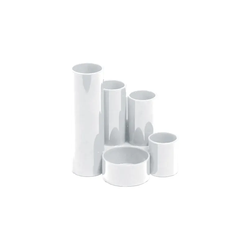 Schreibtischbutler myHome & Office 011203-4450-10 - weiß 5 Röhren Polystyrol