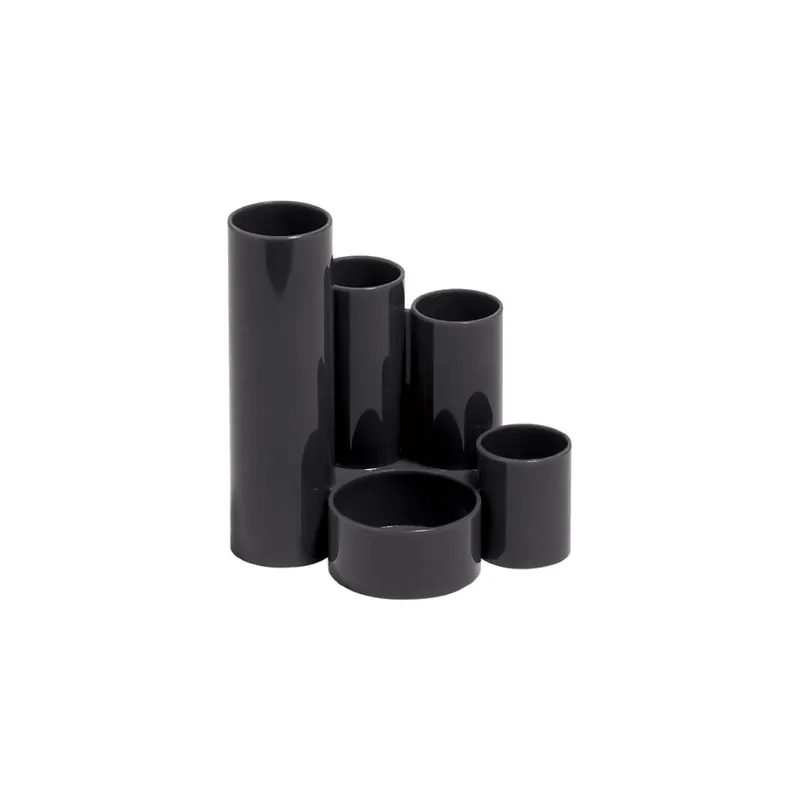 Schreibtischbutler myHome & Office 011203-4450-11 - schwarz 5 Röhren Polystyrol