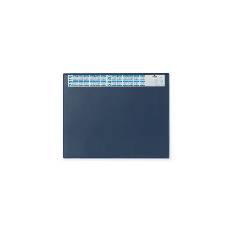Schreibunterlage Durable 7204 - 65 x 52 cm Kalender dunkelblau PVC