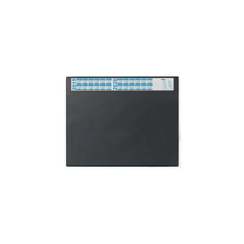 Schreibunterlage Durable 7204 - 65 x 52 cm Kalender schwarz PVC