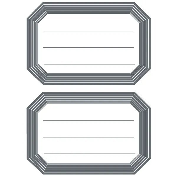 Schulbuchetikett Herma 5719 - auf Bogen 55 x 82 mm Rahmen permanent für Handbeschriftung Papier Pckg/12