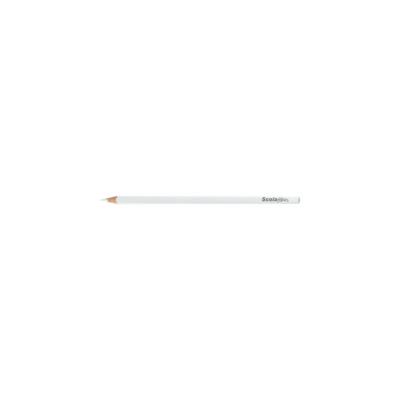 Schultafelstift Brunnen Scolaflex 4020280 - weiß 3-kantig