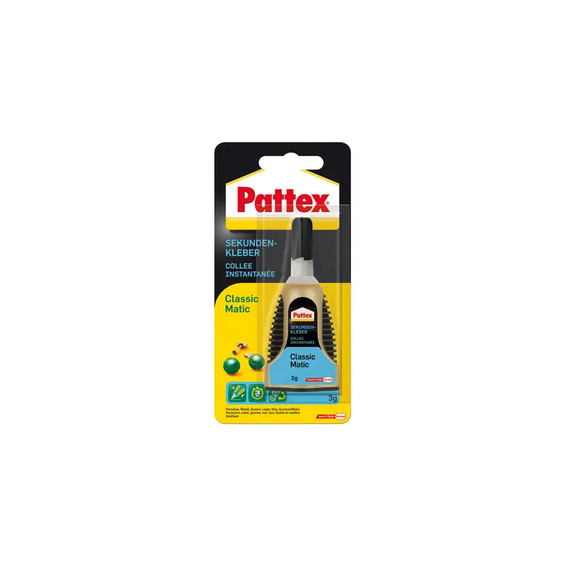 Sekundenkleber Pattex 9H PST2C - Tube 3 g