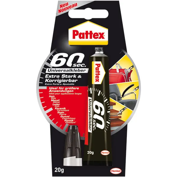 Sekundenkleber Pattex 9H PUK6K - Tube 20 g