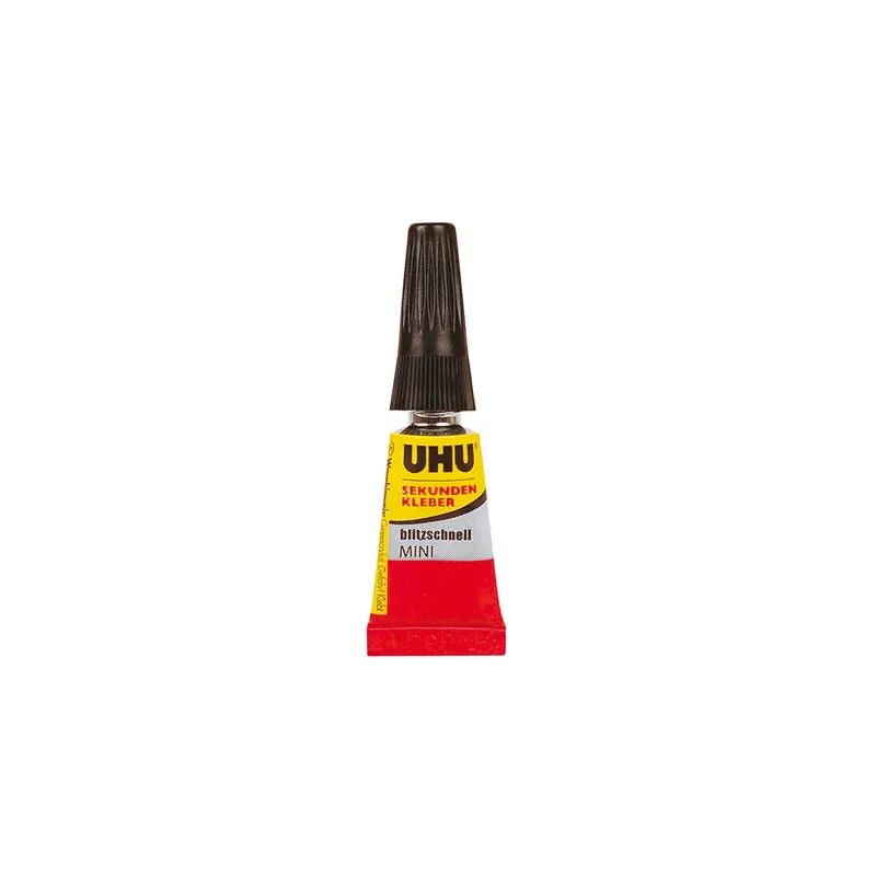 Sekundenkleber UHU blitzschnell 45415 - Tube 3 x 1 g