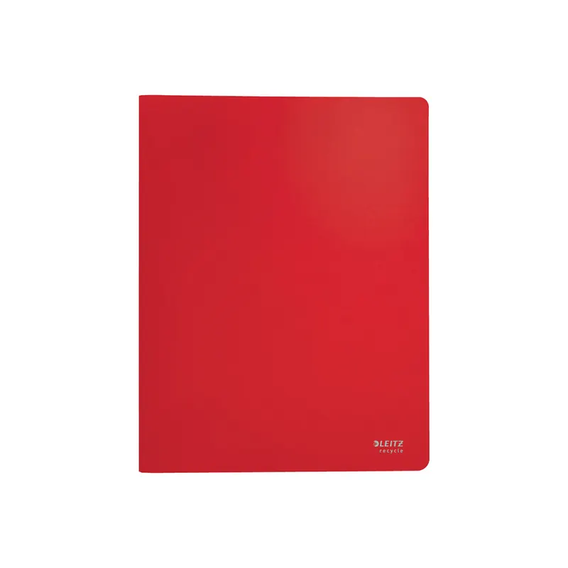Sichtbuch Leitz Recycle 4676 - A4 231 x 310 mm rot 20 Hüllen recyceltes PP