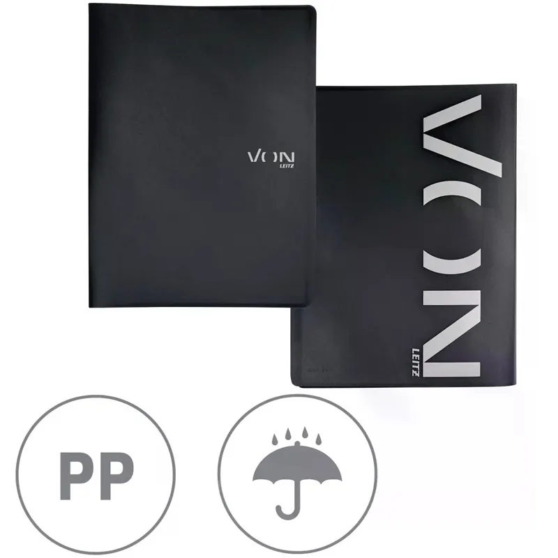 Sichtbuch Leitz VON 4669 - A4 310 x 15 x 233 mm schwarz 30 Hüllen PP