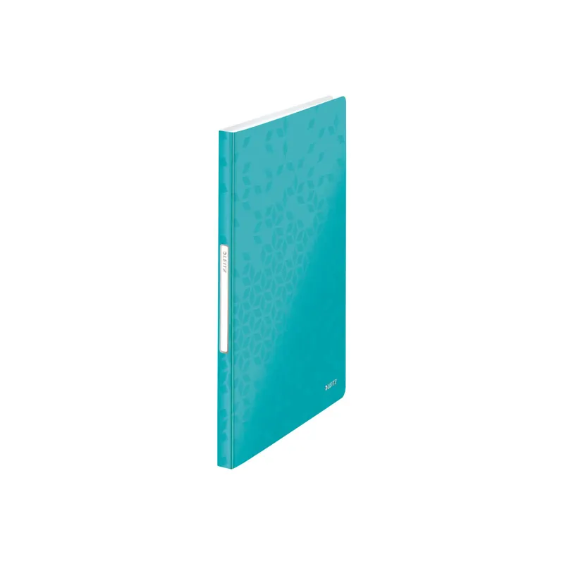 Sichtbuch Leitz WOW 4632 - A4 231 x 310 mm eisblau metallic 40 Hüllen PP