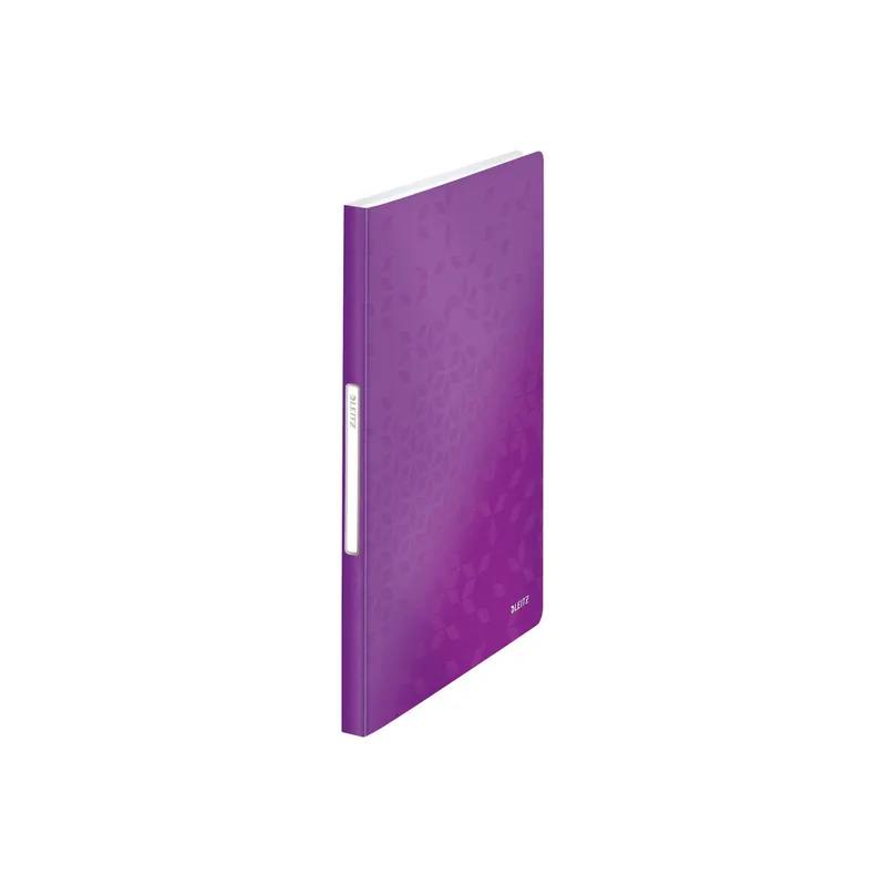 Sichtbuch Leitz WOW 4632 - A4 231 x 310 mm violett metallic 40 Hüllen PP