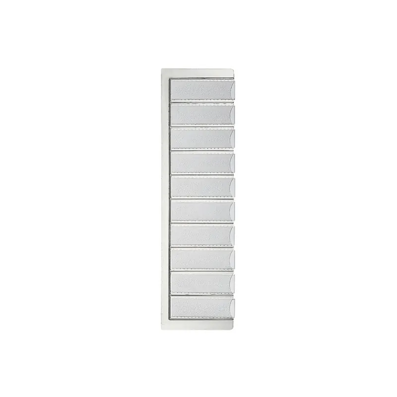 Sichtfenster Leitz 6004 - 53 x 19 mm transparent selbstklebend Pckg/50