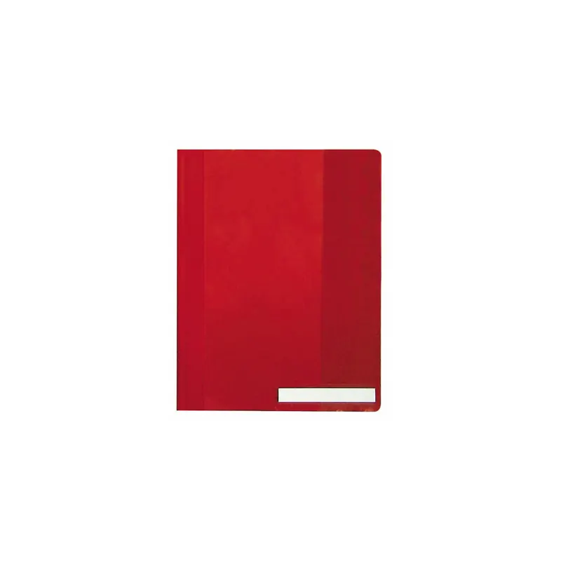 Sichthefter Durable 2510 - A4 überbreit 310 x 242 mm rot mit Beschriftungsfeld Hängeschienen-Einschubkanal Hartfolie