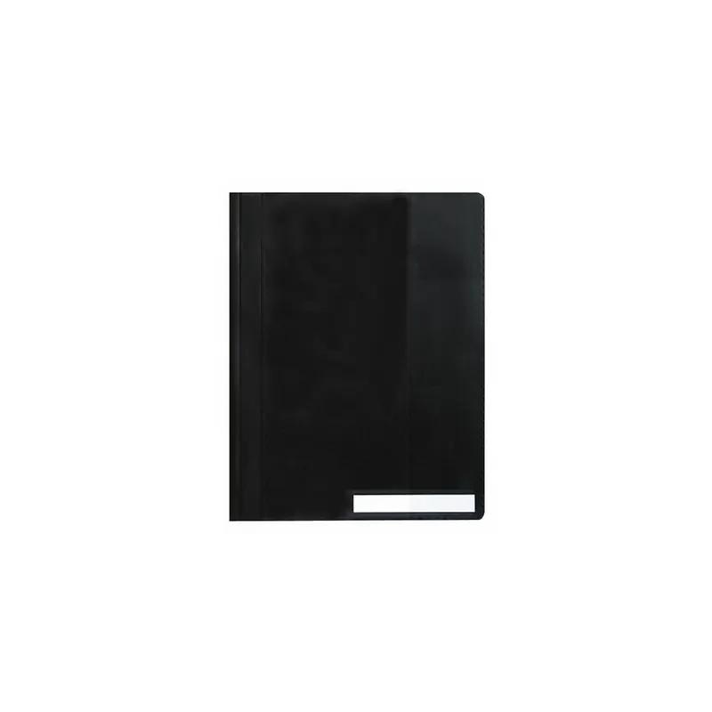 Sichthefter Durable 2510 - A4 überbreit 310 x 242 mm schwarz mit Beschriftungsfeld Hängeschienen-Einschubkanal Hartfolie