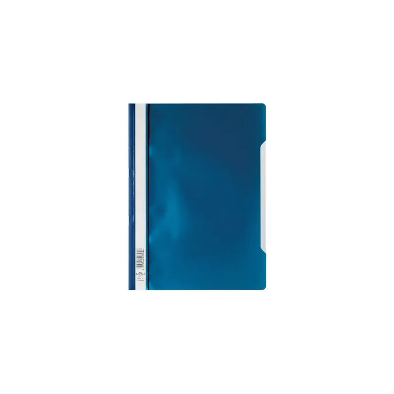 Sichthefter Durable 2573 - A4 310 x 227 mm dunkelblau mit Beschriftungsfeld PP-Folie  Pckg/50