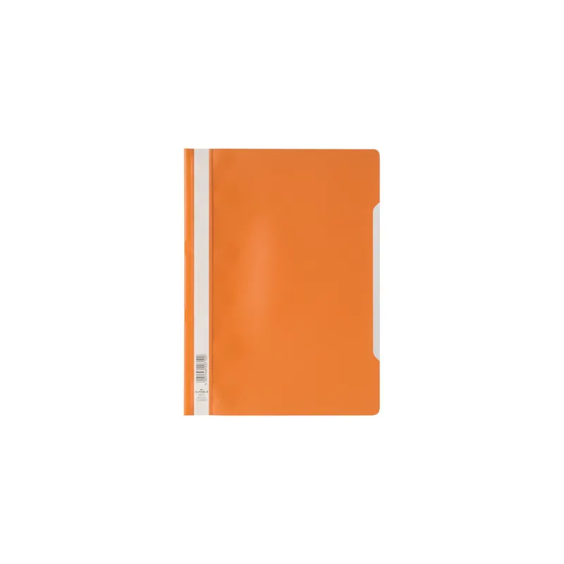 Sichthefter Durable 2573 - A4 310 x 227 mm orange mit Beschriftungsfeld PP-Folie  Pckg/50