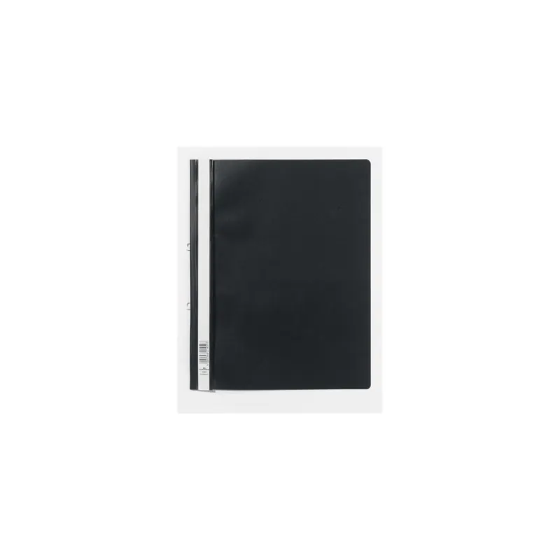 Sichthefter Durable 2580 - A4 überbreit 330 x 280 mm schwarz mit Abheftschieber Beschriftungsfeld Hängeschienen-Einschubkanal Hartfolie