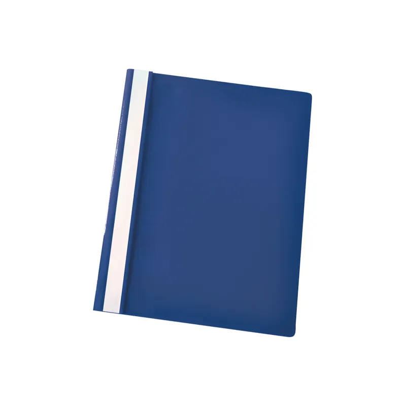 Sichthefter Esselte 28315 - A4 310 x 225 mm dunkelblau mit Beschriftungsfeld umweltschonende PP-Folie  Pckg/25