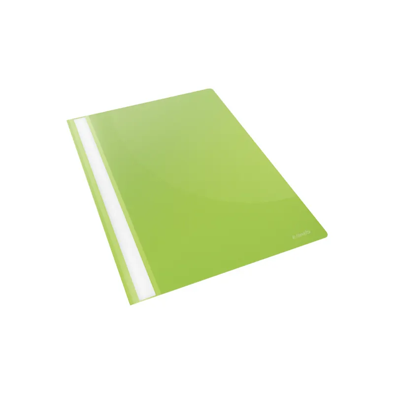 Sichthefter Esselte 28317 - A4 310 x 225 mm grün mit Beschriftungsfeld umweltschonende PP-Folie  Pckg/25