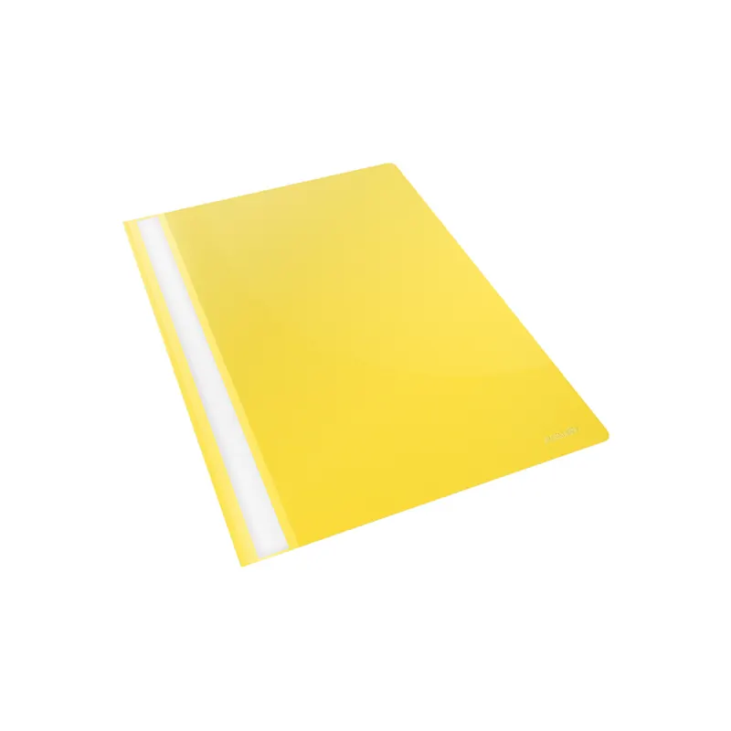 Sichthefter Esselte 28318 - A4 310 x 225 mm gelb mit Beschriftungsfeld umweltschonende PP-Folie  Pckg/25