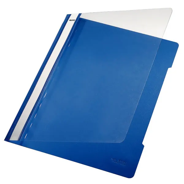 Sichthefter Leitz 4191 - A4 310 x 233 mm blau mit Beschriftungsfeld PP-Folie
