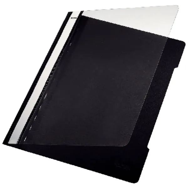 Sichthefter Leitz 4191 - A4 310 x 233 mm schwarz mit Beschriftungsfeld reißfeste PP-Folie