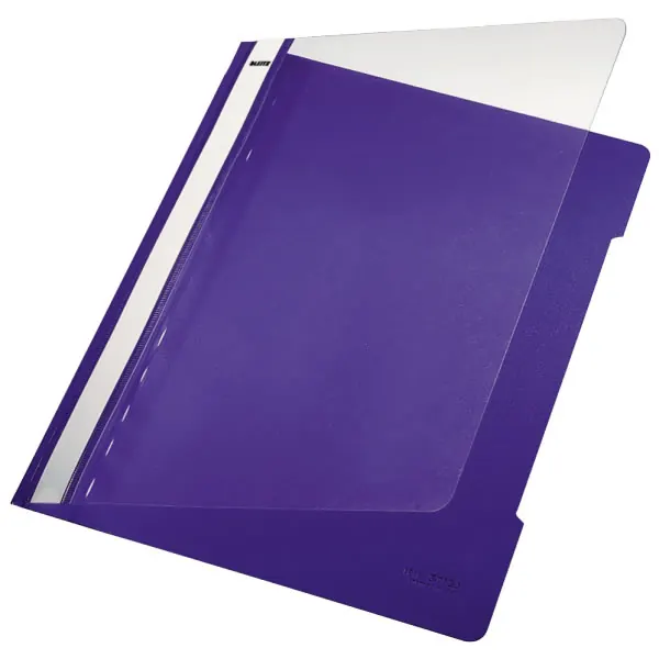 Sichthefter Leitz 4191 - A4 310 x 233 mm violett mit Beschriftungsfeld reißfeste PP-Folie