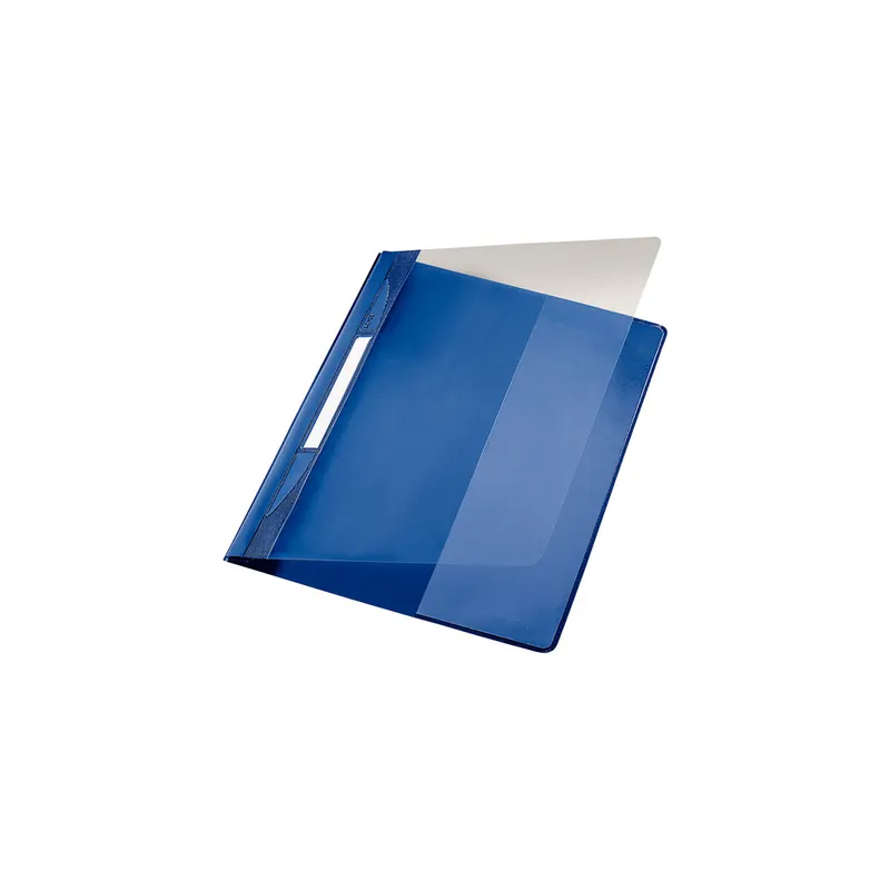 Sichthefter Leitz 4194 - A4 überbreite 318 x 252 mm blau mit Beschriftungsfeld reißfeste PVC-Folie