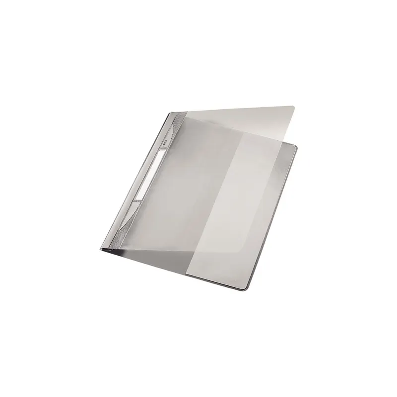 Sichthefter Leitz 4194 - A4 überbreite 318 x 252 mm grau mit Beschriftungsfeld reißfeste PVC-Folie